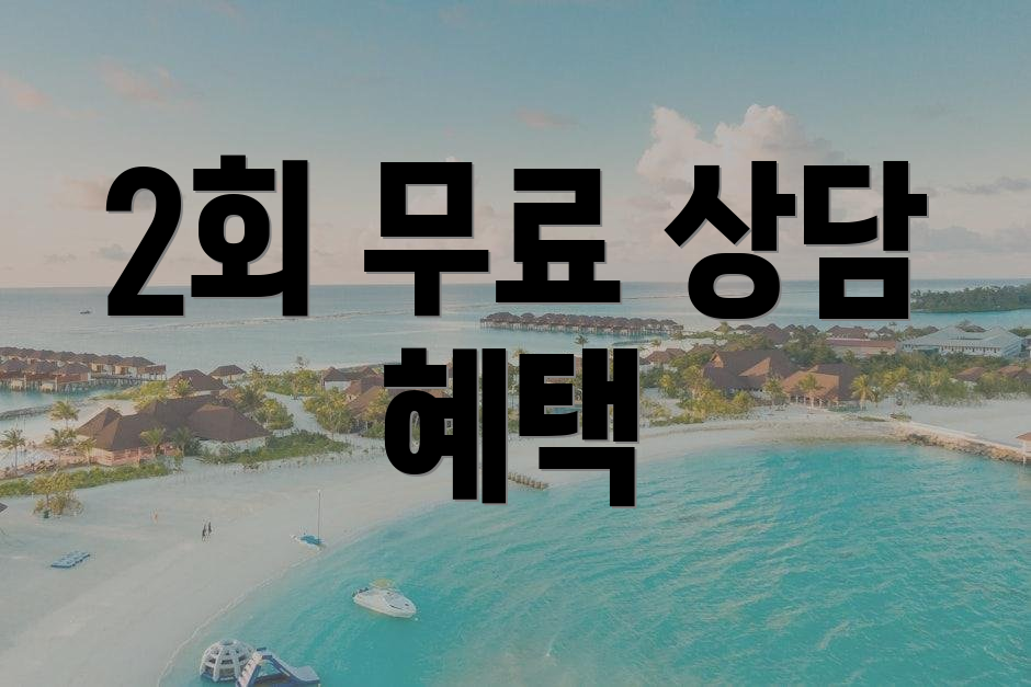 2회 무료 상담 혜택