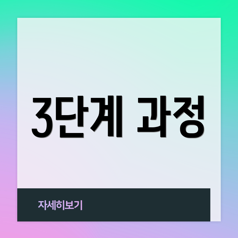 3단계 과정